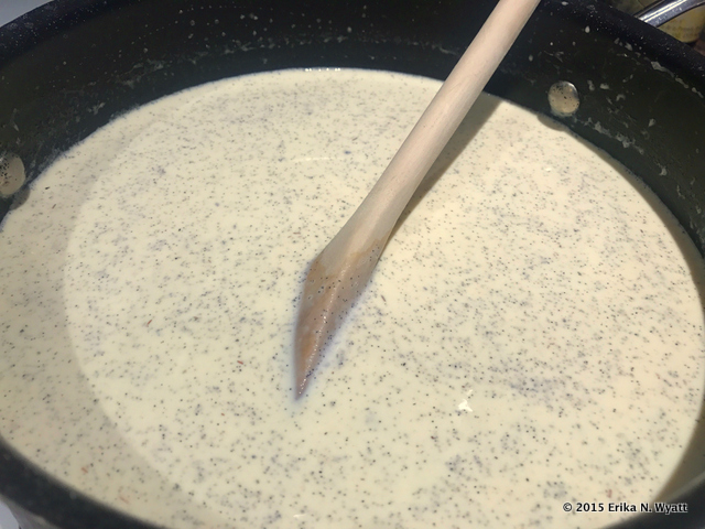 Ice Cream Custard cooking